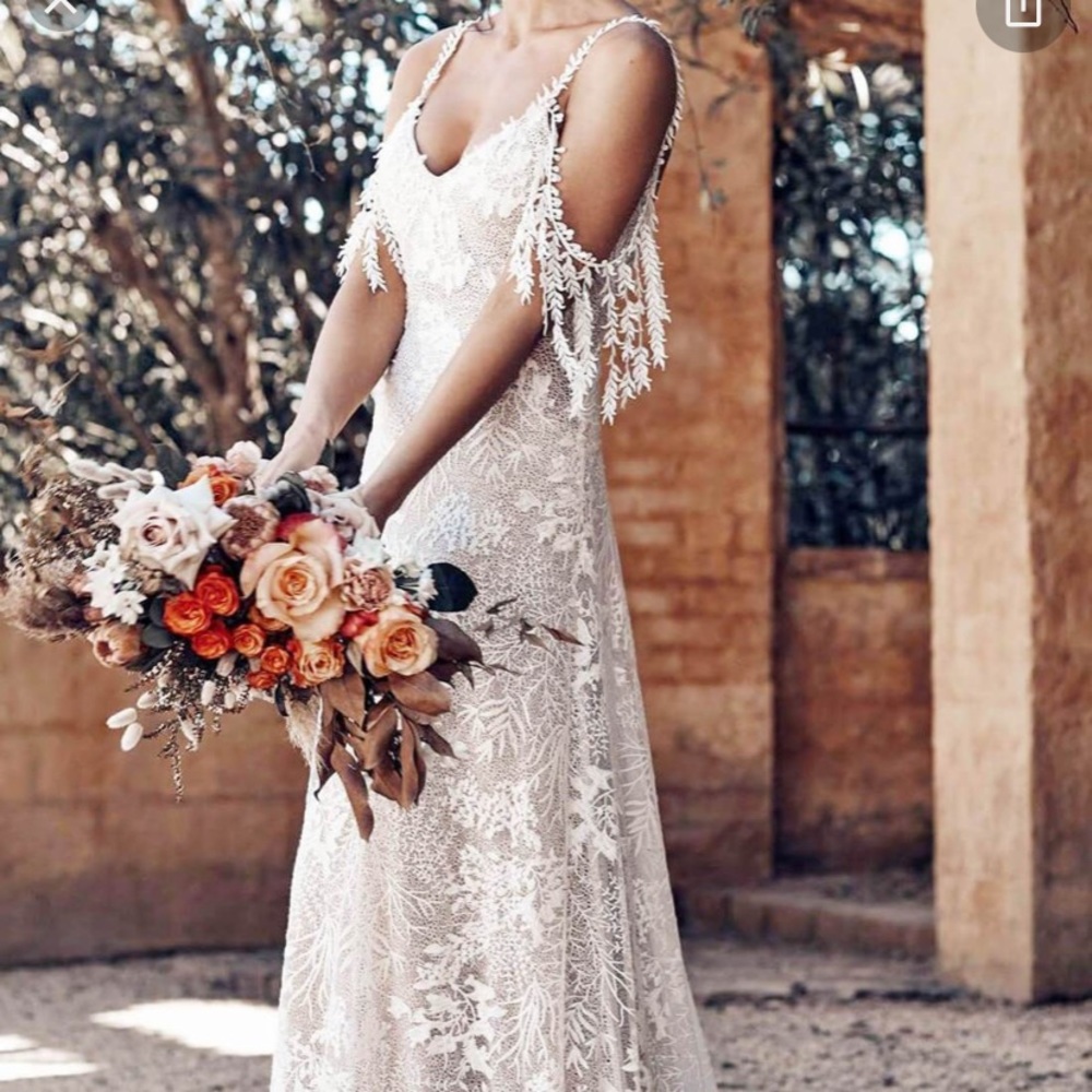 Acelitt boho wedding gown